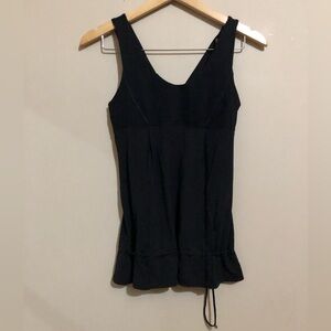 ♦️Lululemon | Black Cinchable Waist Tank Top